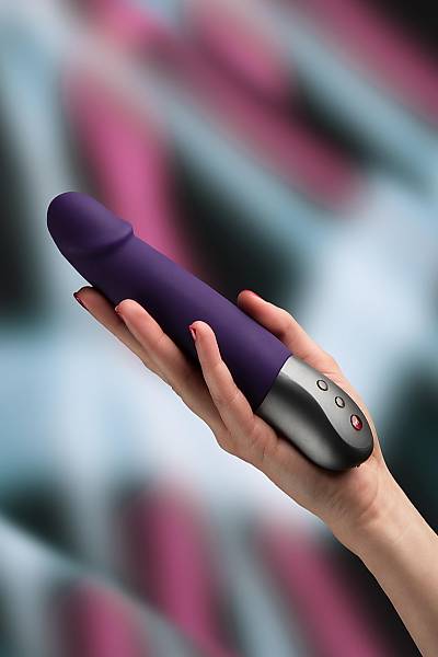 Fun Factory STRON�C REAL pulsat�r, silikon, mor, 20,8 cm