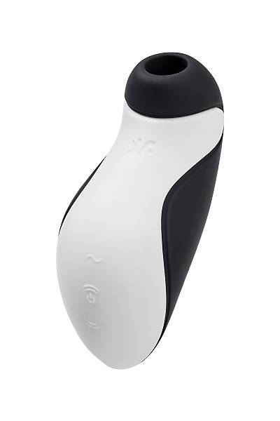 Satisfyer Orca Vakum dalgas temassz klitoral uyarc, silikon, siyah, 11,5 cm
