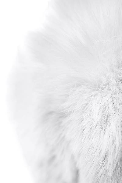 Metal by TOYFA anal k�l�f, minyon, metal+ Faux k�rk, g�m��, beyaz at kuyru�u, 4,