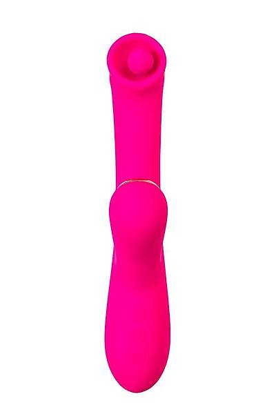 JOS Rolli Silikon Pembe 22cm Vakum Stim�lasyon Topul� Modern Vibrat�r