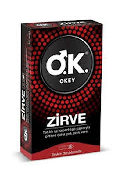 Okey Zirve - Trtkl Prezervatif 10'Lu