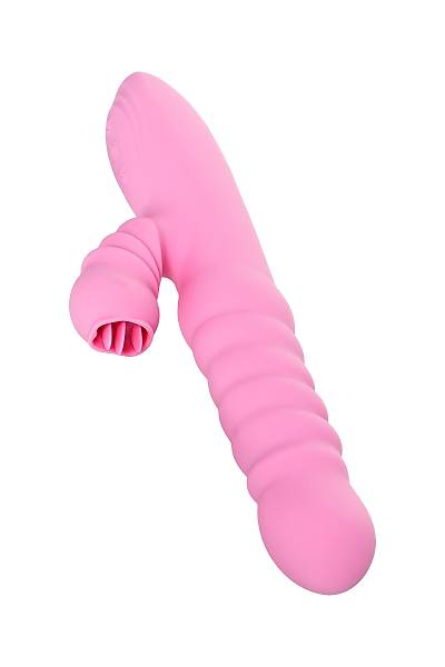 JOS Lixy Vibrat�r, Yukar� ve A�a�� Fonksiyonlu, Silikon, Pembe, 23 cm