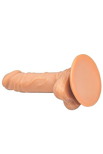 Belden Balamal Realistik Et Dokulu Penis 18cm
