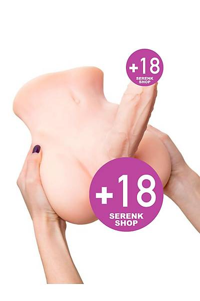 Kkrdakl Dildo'ya Sahip Trans Manken Anal Girili ve 19cm Yapay Penisli Mastrbatr