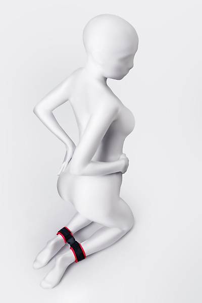 Anonymo #0156 tozluk, kadife, k�rm�z�, 29 cm