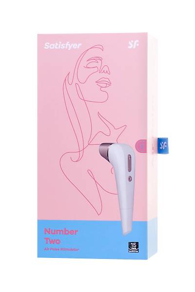 Satisfyer 2 NG Vakum dalgas temassz Klitoral Stimlatr , ABS plastik, beyaz, 17 cm.