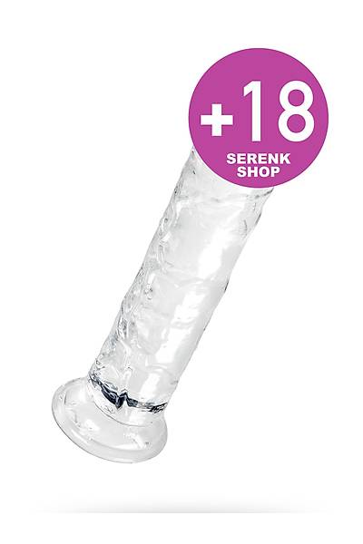 A-Toys by TOYFA Auri yapay penis, TPE, transparan, 20 cm