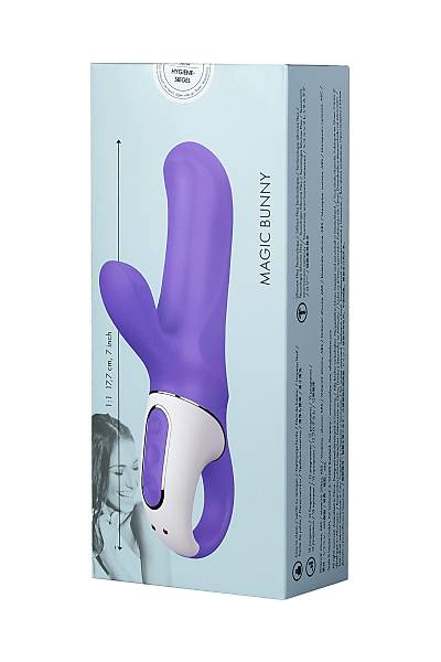 Satisfyer Magic Bunny Ger�ek�i olmayan  Vibrat�r�, Silikon, Mor, 17,7 cm