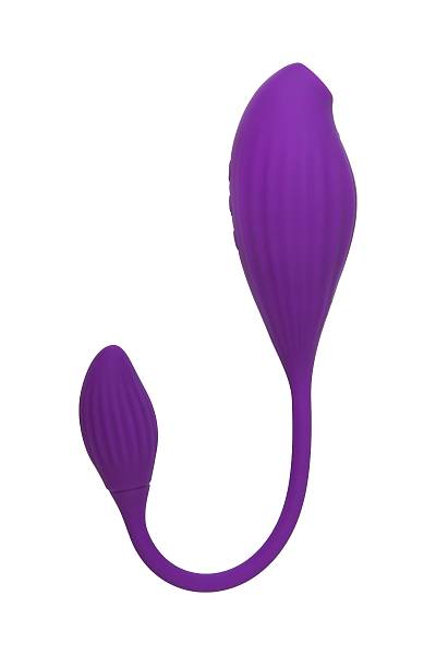 JOS Ginny Vakum Klitoral Vibrator, Silikon, Mor, 31 cm