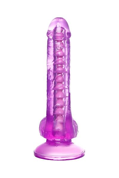 A-Toys by TOYFA Celiam taraf�ndan ger�ek�i yapay penis, TPE, mor, 20,5 cm