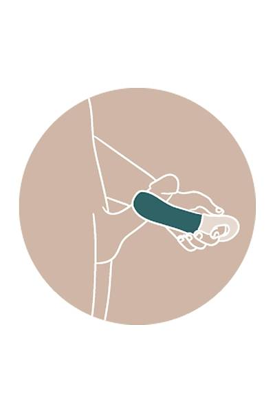 Fun Factory Vibromasturbator MANTA, silikon, siyah, 16 cm