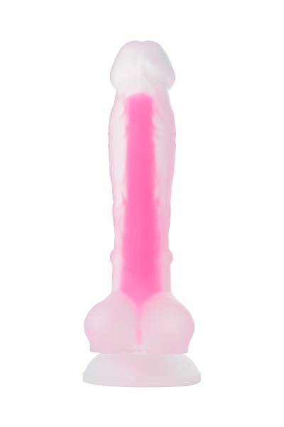 Beyond by Toyfa Yapay penis, karanl�kta parlayan,  James Glow, Silikon, transparan, 18 cm