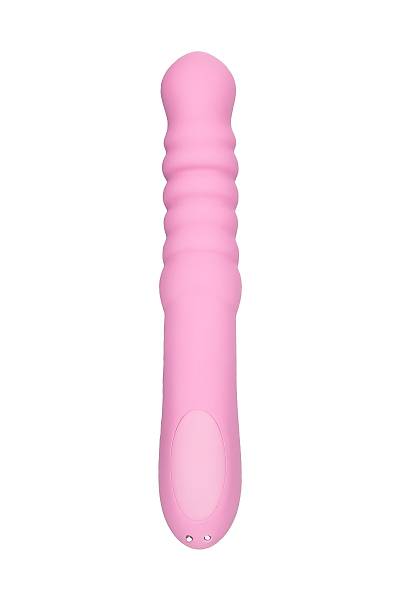 JOS Lixy Vibrat�r, Yukar� ve A�a�� Fonksiyonlu, Silikon, Pembe, 23 cm