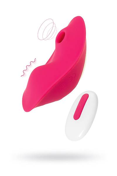 JOS Pimpit Uzaktan Kumandal� Vakum Dalgas� Uyar�ml� K�lot Alt� Silikon, Pembe, 9 cm