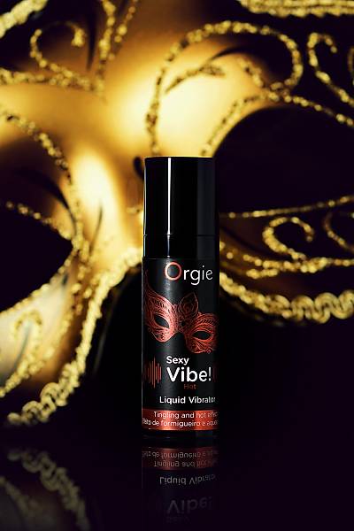 ORG�E Is�nma ve titre�im etkisi olan Sexy Vibe Hot Masaj Jeli, 15 ml
