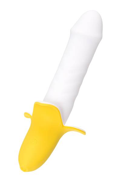 JOS B-nana pulsatr, silikon, beyaz, 19 cm