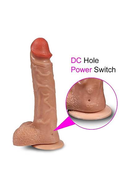 Uzaktan Kumandal Oynar Bal 20 Fonksiyon Titreimli arjl Realistik Vibratr