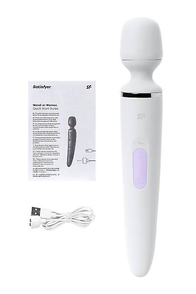 Satisfyer Wand-er Woman Beyaz 34 cm Masaj Aleti