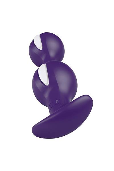 Fun Factory B BALLS anal stimlatr, silikon, mor, 13 cm