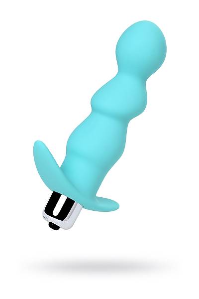 ToDo by Toyfa Bland anal vibratr, silikon, mavi, 12 cm,  2,8 cm