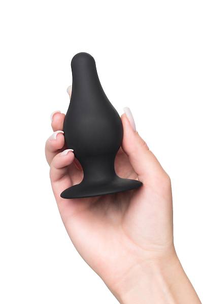Erotist Spade L anal klf, Silekspan, siyah, 11 cm