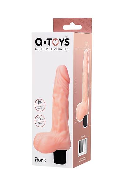 A-Toys by TOYFA Multi-Speed taraf�ndan ger�ek�i vibrat�r, TPE Malzeme 20 cm