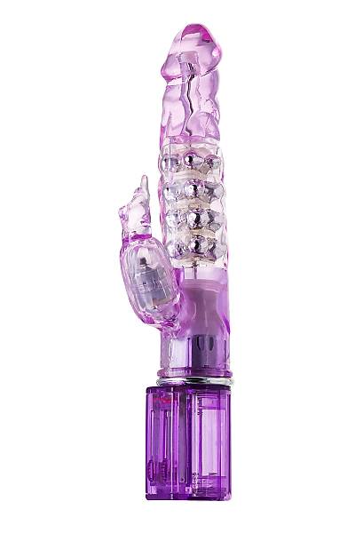 A-Toys by TOYFA High-Tech fantasy klitoral uyar�c� vibrat�r, TPE, mor, 26,5 cm