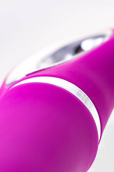 JOS JOLY Klitoral stimlatrl vibratr, WOW modu, silikon, mor, 19,6 cm