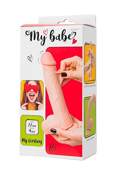 My Babe My Darling Ger�ek�i Yapay Penis, TPE, 22 cm