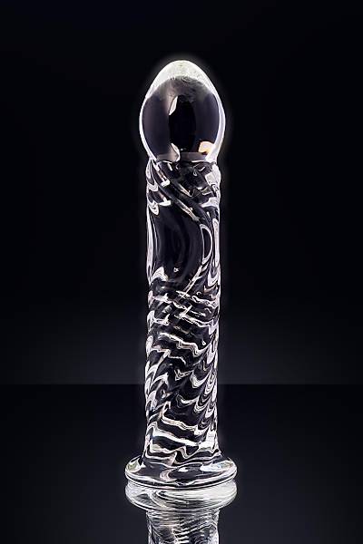 Sexus Glass Ger�ek�i olmayan yapay penis  cam, transparan, 16,5 cm