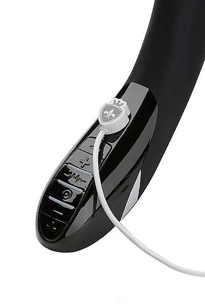 Mystim Daring Danny Elektro Stimlasyonlu Silikon Vibratr Siyah, 27 cm