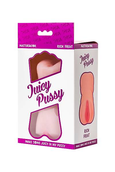 Juicy Pussy by TOYFA Masturbator Gereki Rich Fruit, TPR, plak, 16 cm