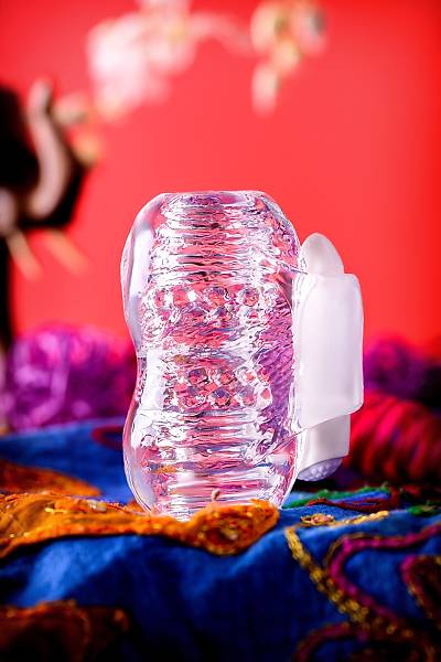 Lingam by TOYFA Masturbator gereki olmayan Khani, TPE, transparan, 9 cm