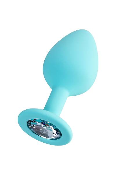 ToDo by Toyfa Brilliant anal k�l�f, silikon, mavi, 8 cm, � 3 cm, 50 g