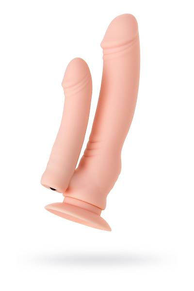 Ger�ek�i TOYFA A-Toys Twint yapay penis, silikon, ��plak, 19,5 cm