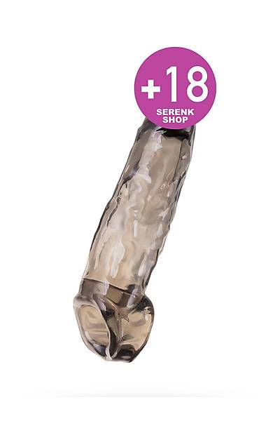 Toyfa XLover ba�l���, boyutu artt�rmak i�in, TPE, siyah, 19.5 cm