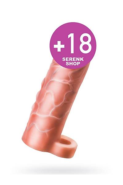 Lovetoy Yapay penis geniletici kabartmal damarlar ve halka ile gereki