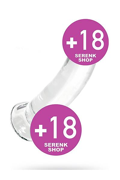 A-Toys by TOYFA Ger�ek�i Cryst yapay penis, TPE, transparan, 15 cm