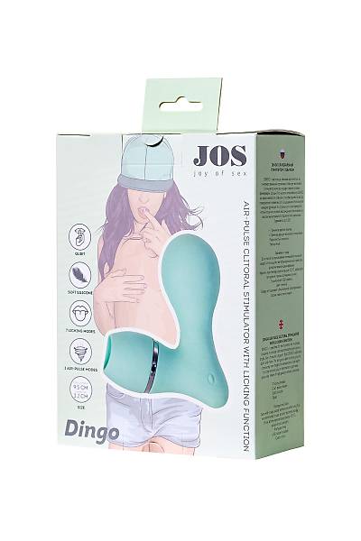 JOS DNGO dilli klitoral vakum stimlatr, silikon, cam gbei, 9,5 cm