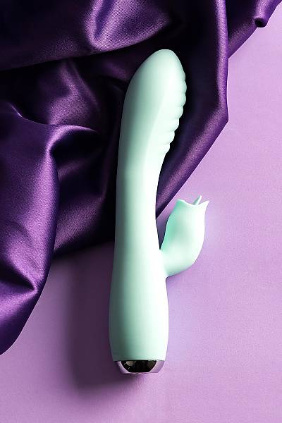 JOS M�LO Klitoral Uyar�c� ve Dilli Vibrat�r, Silikon, Cam G�be�i, 20 cm