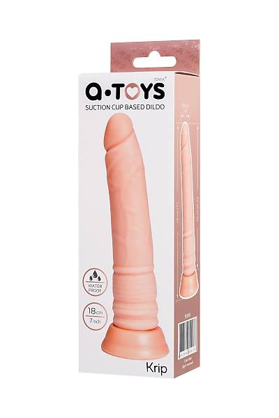 A-Toys by TOYFA Ger�ek�i Yapay penis Krip,  18 cm