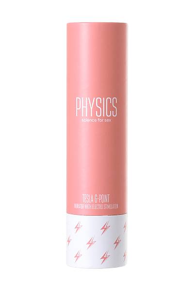 PHYSCS TESLA G-PONT elektro stimlasyonlu vibratr, silikon, pembe, 21 cm