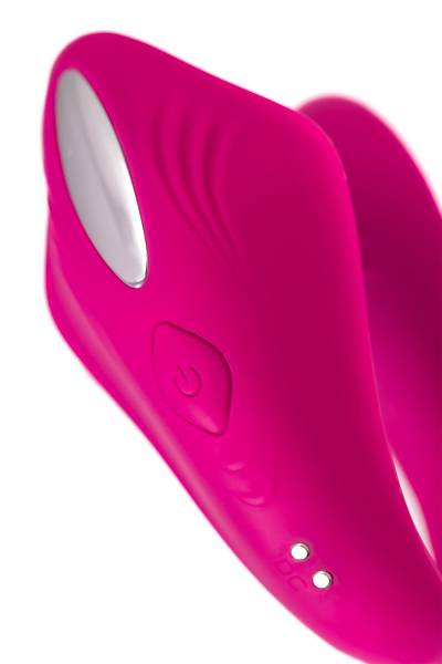 A-Toys by TOYFA Cobrum �iftler ��in Vibrat�r, Silikon, Pembe, 9,6 cm