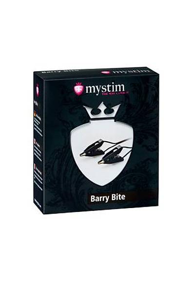 Mystim Barry Bite Meme Kelepeleri, Elektrik Stimlasyonu, siyah