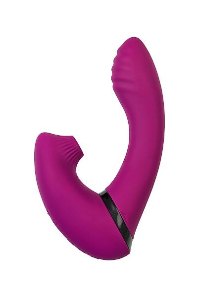 JOS Vakum uyarml dner vibratr Spinser, silikon, mor, 23 cm