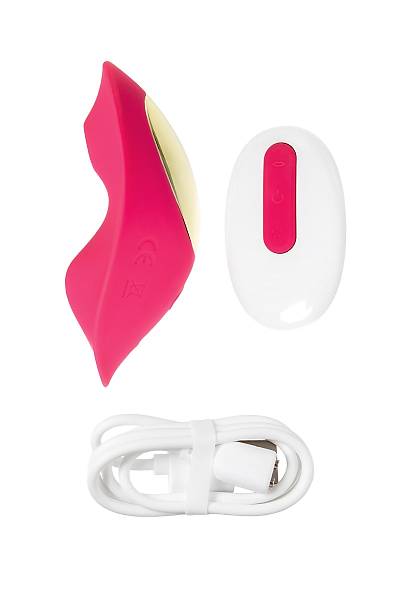 JOS Pimpit Uzaktan Kumandal� Vakum Dalgas� Uyar�ml� K�lot Alt� Silikon, Pembe, 9 cm