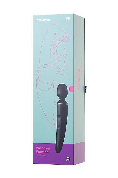 Satisfyer Wand-er Woman Black/Gold Siyah 34 cm Masaj Aleti