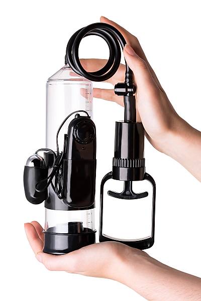 A-Toys by TOYFA Titre�imli penis pompas�, PVC, Siyah, 22,8 cm