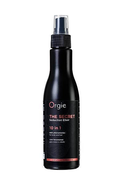ORGIE The Secret �ok fonksiyonlu Nemlendirici Sprey-Feromonlu v�cut ve sa�lar i�in 1'de 10, 150 ml
