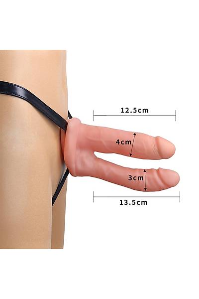 Unisex Hollow atal it Tarafl Strap On Penis